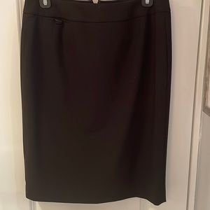 Calvin Klein Black below knee skirt